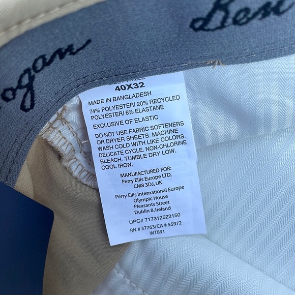 NWT Ben Hogan Performance Men's Stretch Flat Front Active Flex Pant - Picture 8 of 8